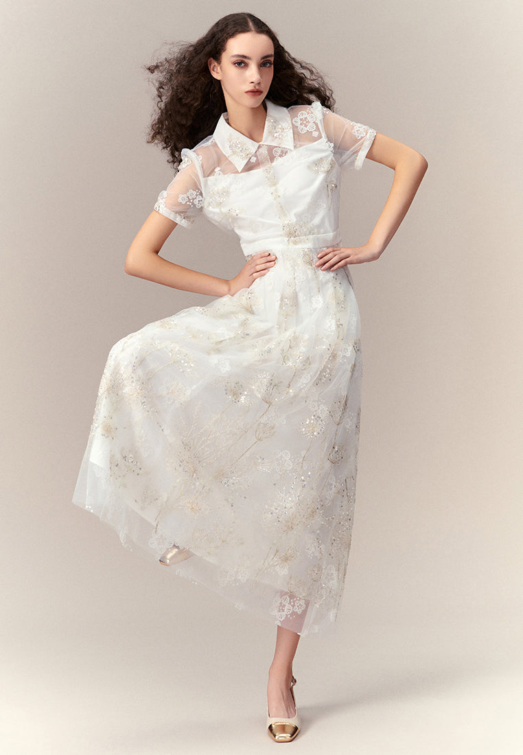 Fairytale Dandelion Mesh Dress