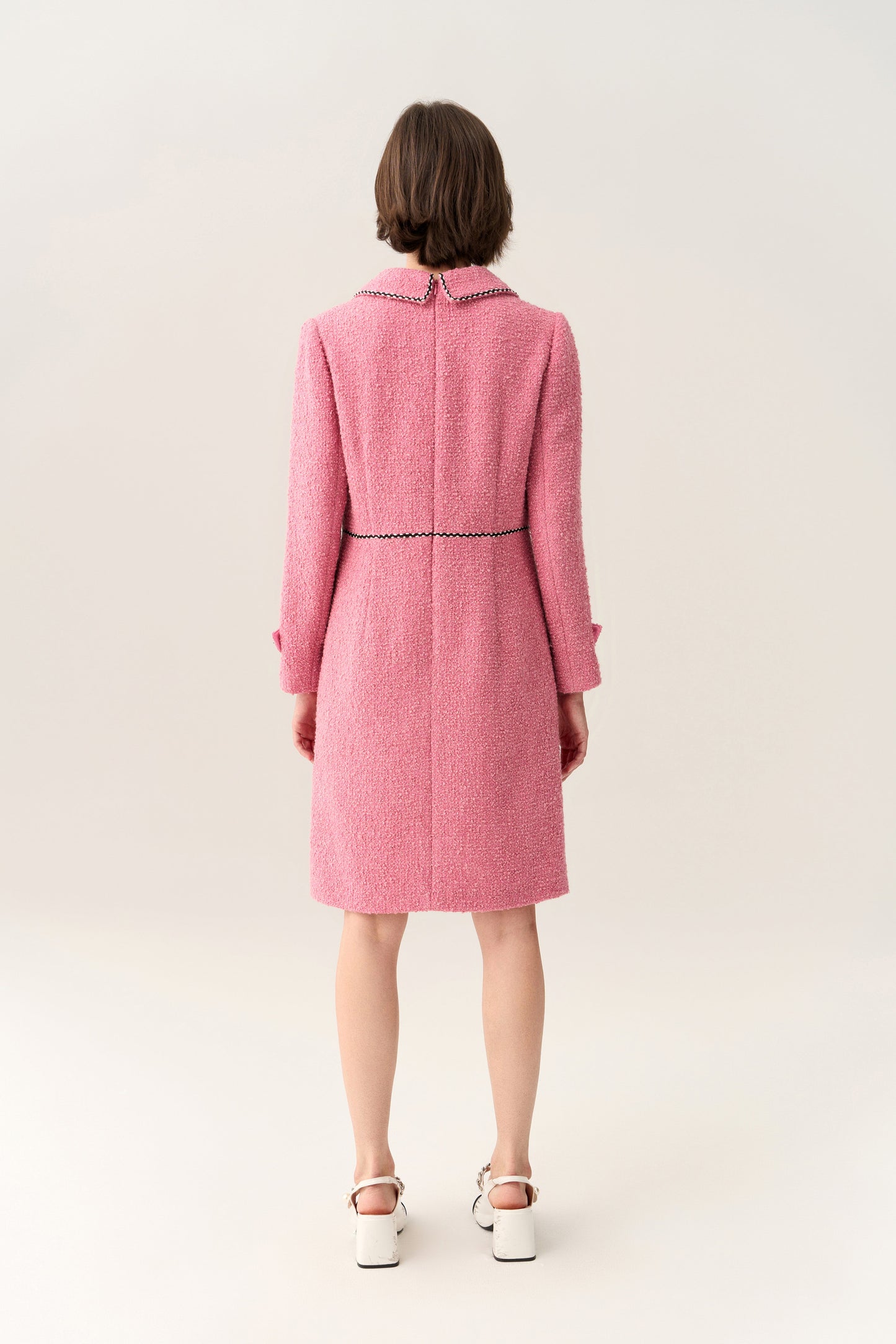Lapel Midi Dress