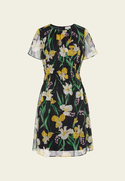 Summer Floral Chiffon Dress