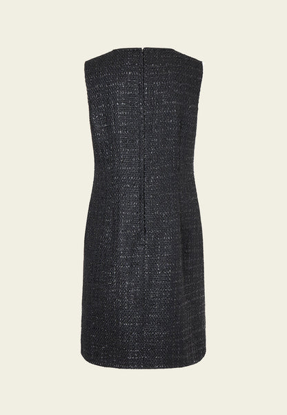 Meteor Shower Embellished Sleeveless Dress