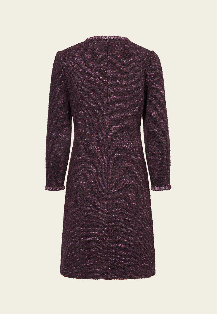 Pleat-detail Patch-pocket Dress