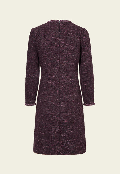 Pleat-detail Patch-pocket Dress