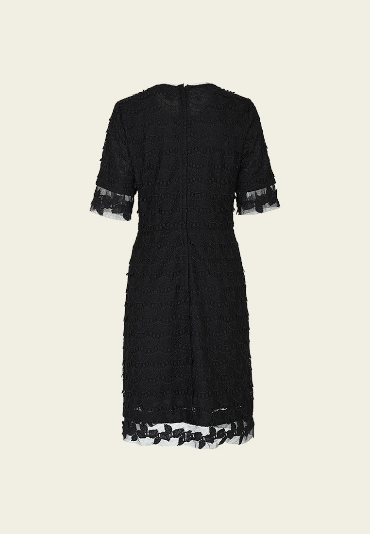 Black Lace Formal Dress