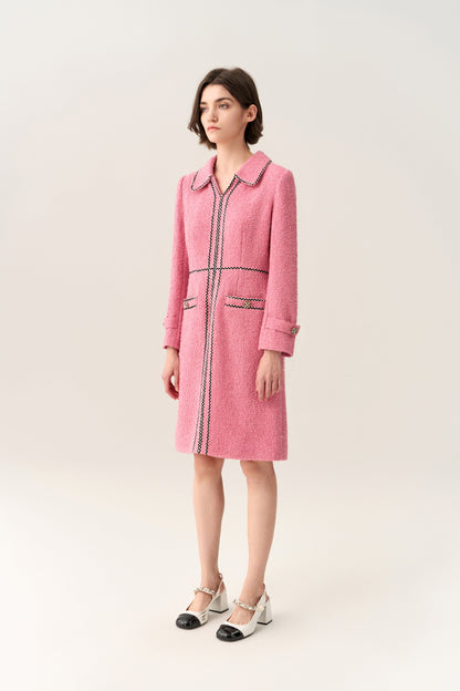 Lapel Midi Dress