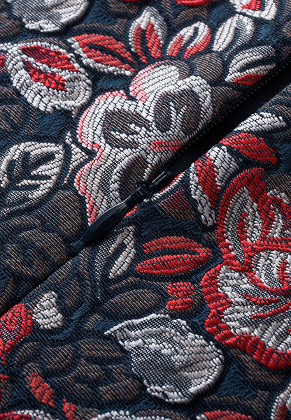Oriental Jacquard Dress