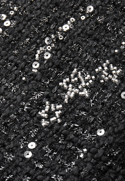 Meteor Shower Embellished Sleeveless Dress