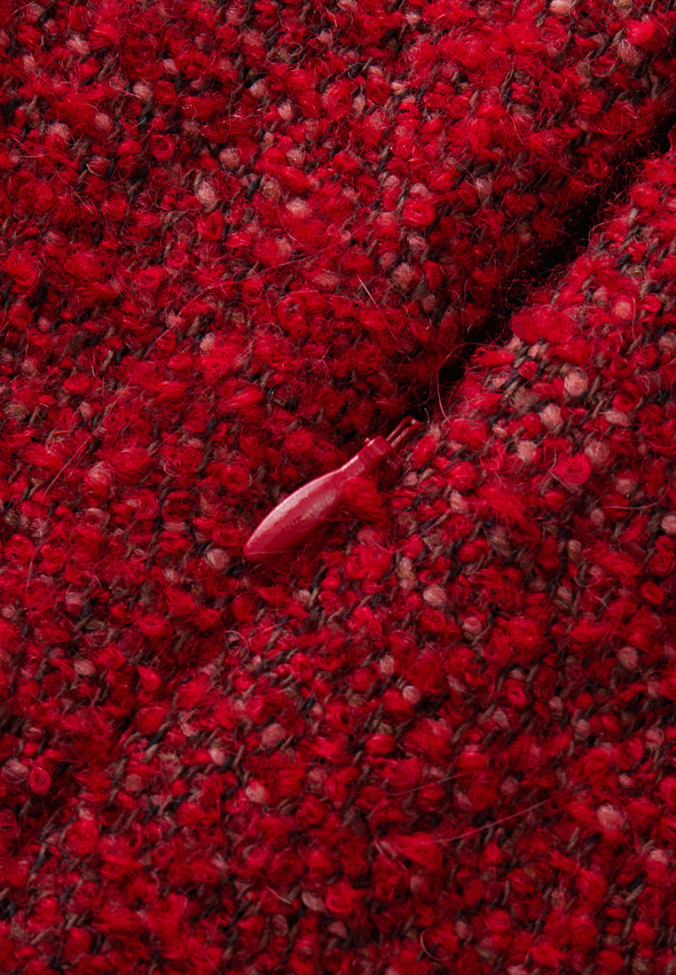 Pleat-detail Patch-pocket Dress